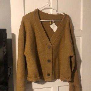 Tan H&M cardigan